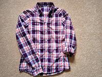 Odlo Hemd Bluse XS 34 Kariert lila Sport wandern Hessen - Selters Vorschau