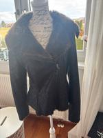 Armani Jeans Kunstleder/Teddyfell Jacke Bayern - Bad Grönenbach Vorschau