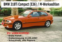 BMW 318ti E36 orig. M-Werksedition 05.1997 rot Compact Berlin - Neukölln Vorschau