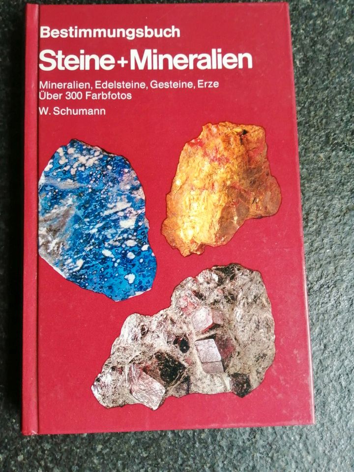 Bestimmungsbuch Steine +Mineralien, W. Schumann 1975 in Obersulm