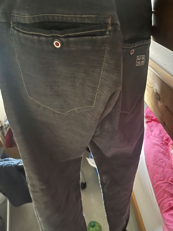 London Jeans Hose grau, schwarz (M) gefüttert, ohne Schnur in Stuttgart