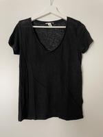 H&M t-Shirt Leinen v-Ausschnitt schwarz XS Nordrhein-Westfalen - Geseke Vorschau