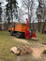 Holz Häckseln Schreddern Lohnhacken Häckselarbeiten mit Unimog Sachsen - Markneukirchen Vorschau