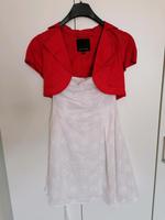 Weißes Sommerkleid Größe 34 mit Bolero Sachsen - Großenhain Vorschau