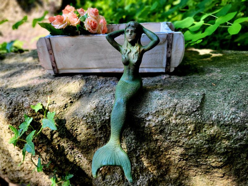 Große Figur "Meerjungfrau" Gusseisen Kantenhocker Kantenfigur NEU in Bremen