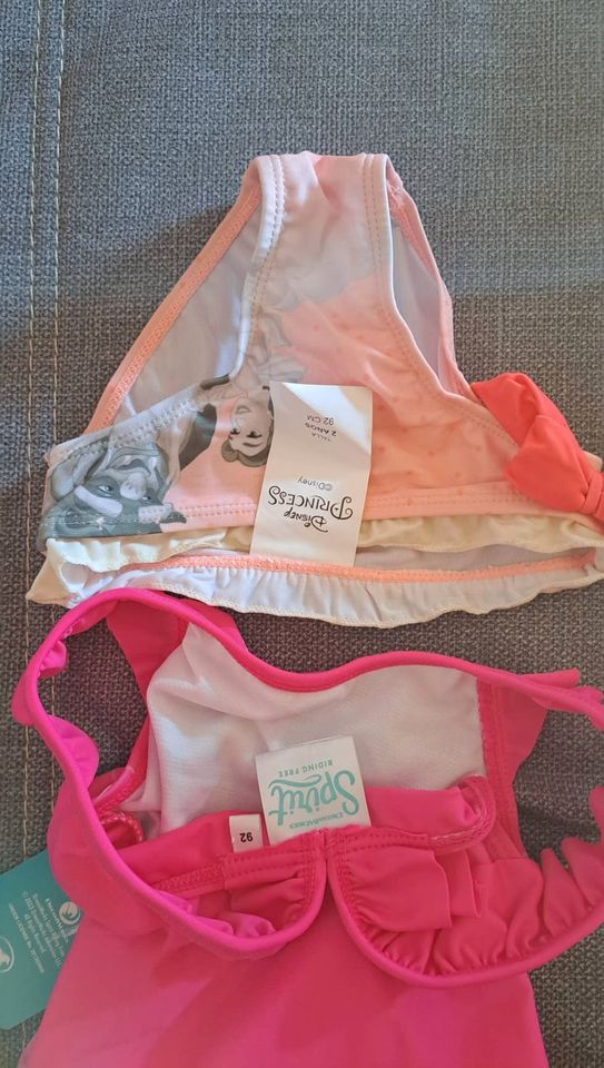 Bikini Spirit Wild und Frei und Badeschlüpfer Disney Gr.92 Neu in Oberlungwitz