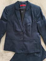 HUGO Hosenanzug (Blazer, 7/8-Hose) Damen Business (blau) - Gr.42 Stuttgart - Stuttgart-Nord Vorschau