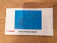 CANON product guide from 1970s/1980s Sachsen-Anhalt - Halle Vorschau