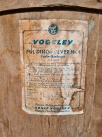 Werbung Reklame Vogeley Pudding antik Fass Holz Hessen - Stockstadt Vorschau