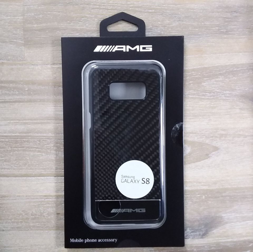 AMG Hülle Samsung Galaxy S8 schwarz/carbon,NEU,B66953704 in Soltau