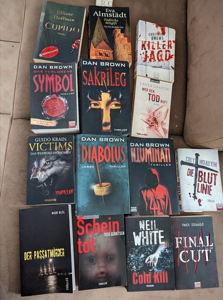 Thriller Bücher verschiedene Bücher in Bad Segeberg