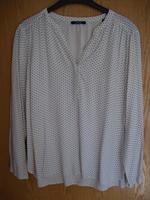 Bluse weiß mit Muster von Opus in der Größe 38 Nordrhein-Westfalen - Detmold Vorschau