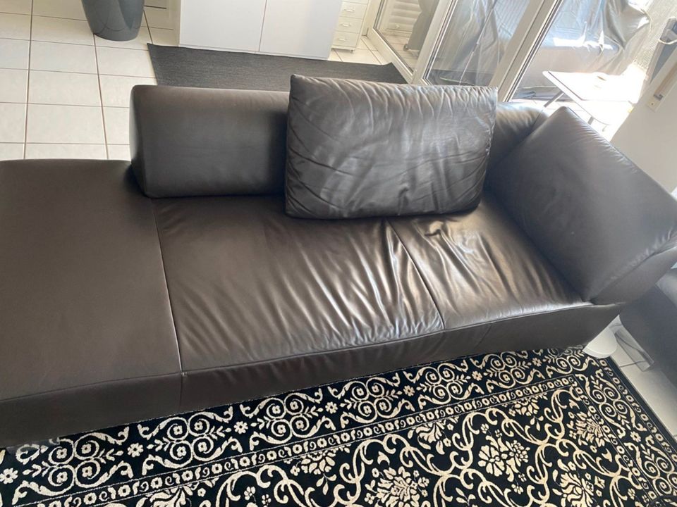 Koinor Design Sofa -  Ledercouch 2 Stück  Farbe Braun in Worms