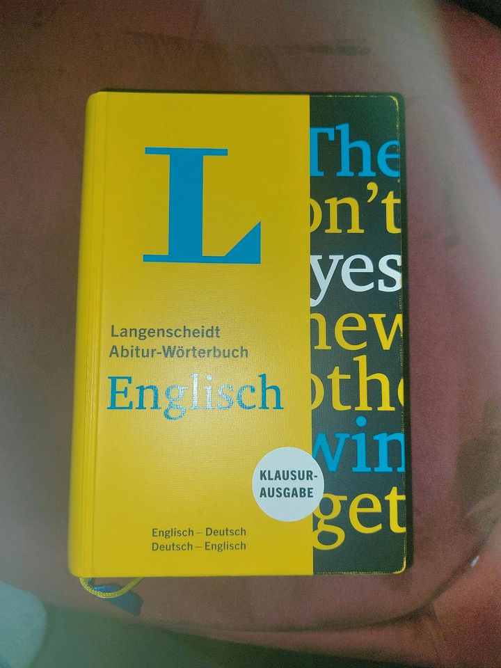 Englisch Abitur Wörterbuch  Langenscheidt in Ransbach-Baumbach