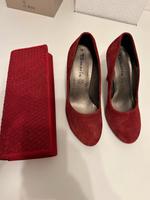 Tamaris Pumps High Heels 37 mit Clutch Nordrhein-Westfalen - Menden Vorschau