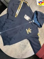 muckelige Sweatshirt Jacke blau  mit goldenen STreifen*122/128* Bremen - Blumenthal Vorschau