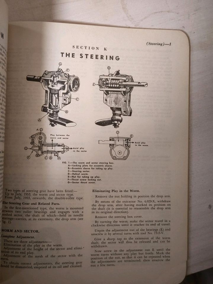 Simca Elysee Aronde Service manual 1953-1957 (englisch) in Weißenberg