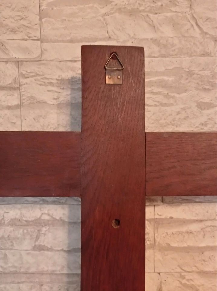 Großes Jesus Kreuz Kruzifix Holz Inri in Horstedt (Niedersachsen)