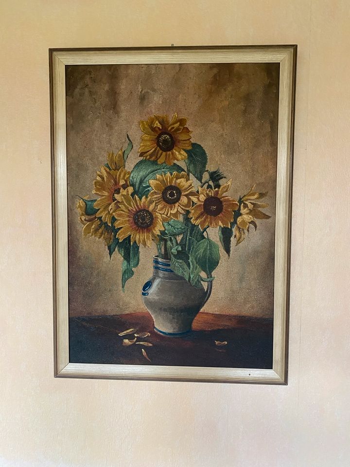 Gemälde Sonnenblumenstrauß in Uelzen