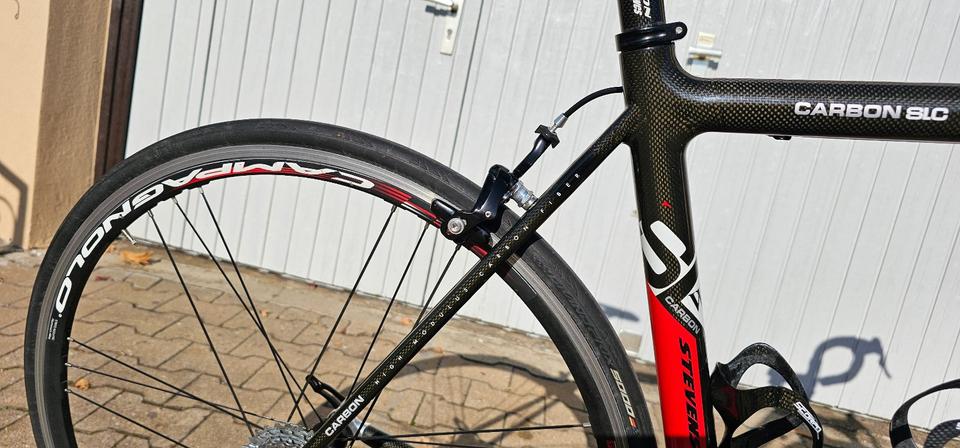 Rennrad STEVENS Carbon mit Campagnolo Record RH 54 in Leinzell