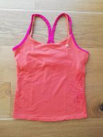 Top Sporttop von Puma mit integriertem Bustier 38 M pink orange Bayern - Seeshaupt Vorschau