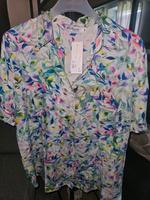 sommerbluse mit blumen Motiv gr. 48 Nordrhein-Westfalen - Nümbrecht Vorschau