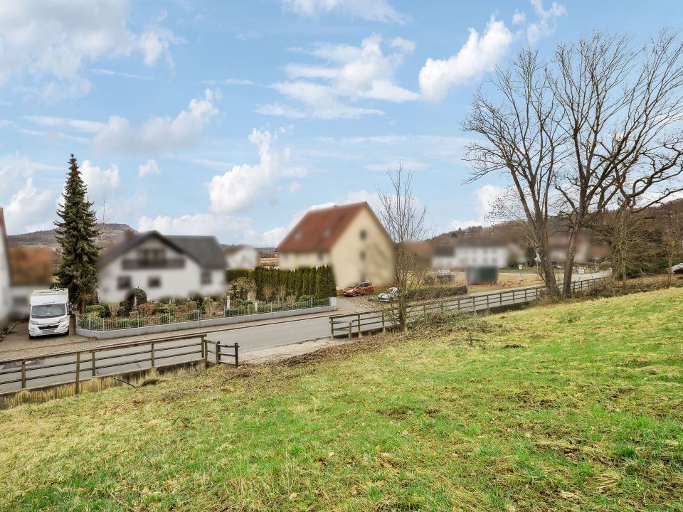 Baugrundstück für Doppelhaus oder Einfamilienhaus mit tollem Ausblick auf das Walberla in Weilersbach