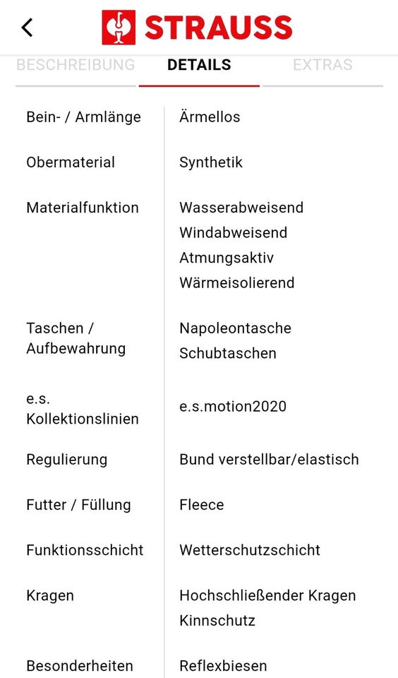 Damen Softshellweste, e.s. motion 2020, Gr. S, inkl. Versand in Sottrum