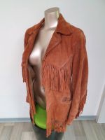 ❤ Sexy Vintage Wildleder Jacke/80er/Fransen Lederjacke/Gr.M/L Saarland - St. Ingbert Vorschau