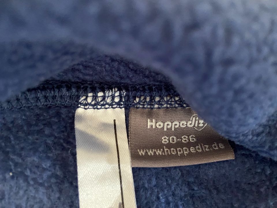 Hoppediz Overall Fleece blau, Gr.80-86 in Dresden