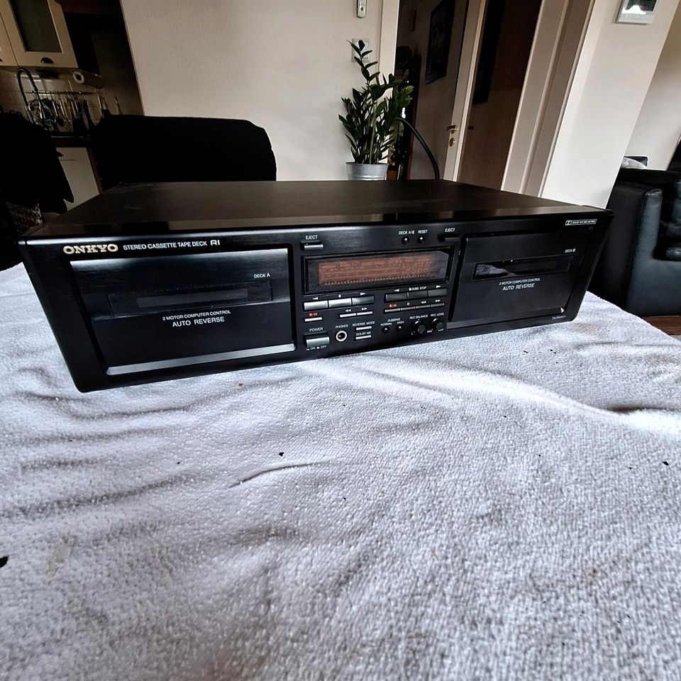 Onkyo TA RW411 Cassettendeck Doppeltapedeck in Neuenhaus