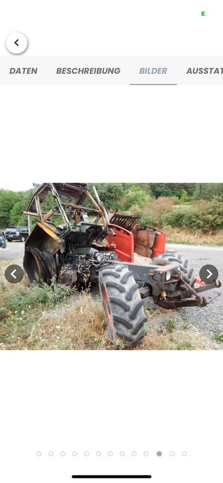 Fendt gta 365 380 Schlachtfest teileverkauf in Unterschneidheim