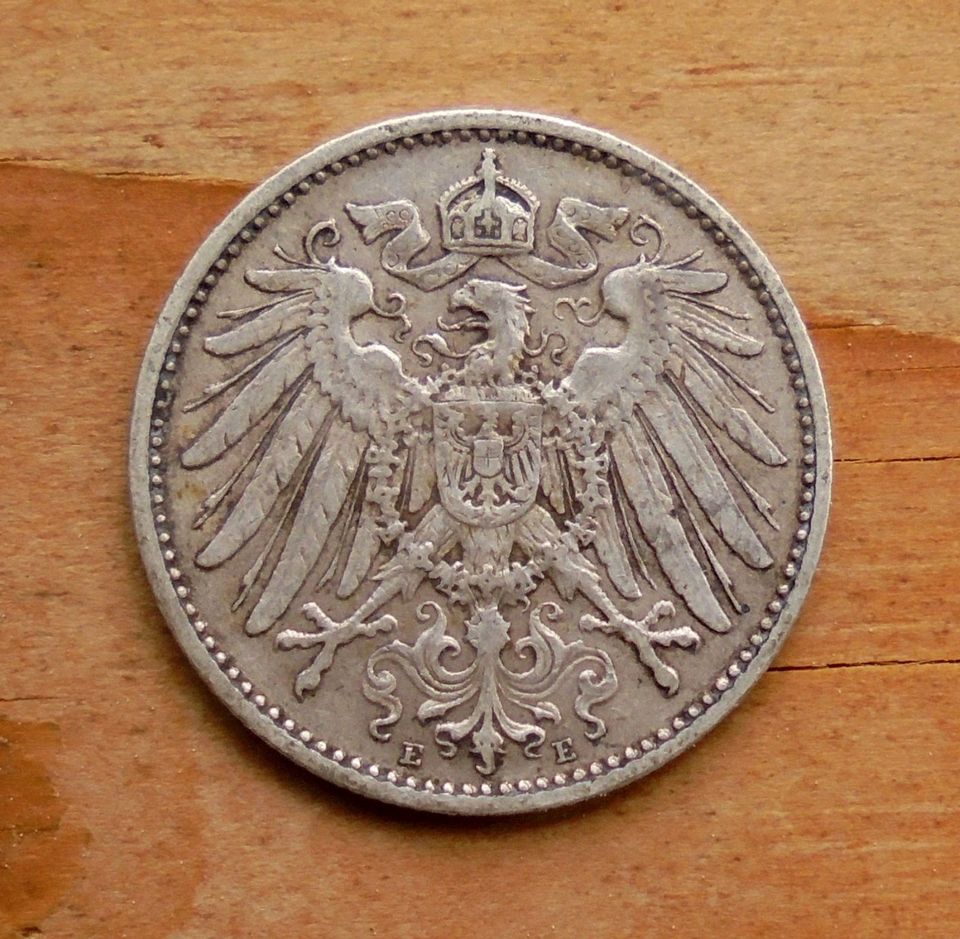 Kaiserreich: 1 Mark 1905 E Silber in Bippen