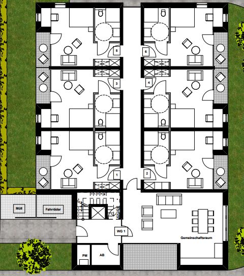 Schickes 1-Zimmer-Apartment mit Balkon im Anna-Louisa-Karsch-Ring - Wohnung in Rheine in Rheine