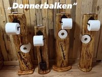 Klopapierhalter Toilettenpapierhalter Balken upcycling Badezimmer Sachsen-Anhalt - Kroppenstedt Vorschau