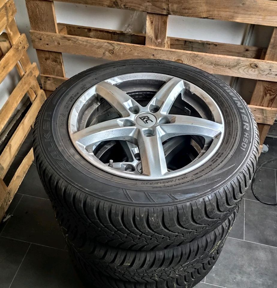 ✓ FORD FOCUS 205/60 R16 96H WINTERREIFEN WINTERRÄDER FELGEN RDKS in Herten