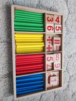 Montessori Zahlen üben mit Holz Thüringen - Schleusingen Vorschau
