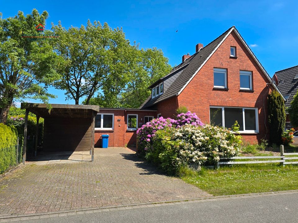 Einfamilienhaus mit interessantem Bauplatz in zentraler beliebter Lage von Friesoythe zu verkaufen. in Friesoythe