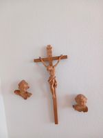 Kreuz Holzkreuz Putten Engel handgeschnitzt Nordrhein-Westfalen - Stolberg (Rhld) Vorschau
