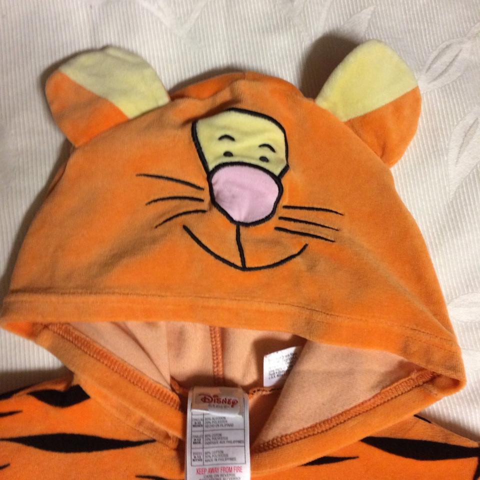 DISNEY TIGGER Gr. 74 80 Strampler Anzug Kapuze Ohren NEUwertig in Herford