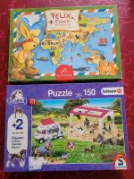 2 Puzzle Felix die Weltkarte 100 Teile + Schleich 150 Teile Dresden - Trachau Vorschau