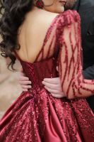 Verlobungskleid Henna Kleid Rot 34-36 XS S Kina Nisan Prinzessin Hessen - Darmstadt Vorschau