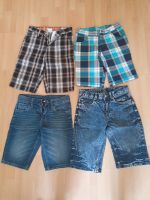 2 kurze Stoffhosen u. 2 Jeans Shorts Gr. 152 Nordrhein-Westfalen - Ratingen Vorschau
