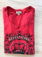 T-Shirt Guess rot mit Strass Steinen Gr S Nürnberg (Mittelfr) - Aussenstadt-Sued Vorschau