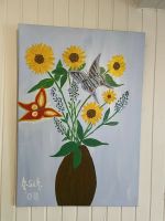 Bild Sonnenblumen Handgemalt 100cmx70cm Nordrhein-Westfalen - Bad Driburg Vorschau