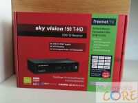 Sky Vision 150 T-HD Receiver DVB-T2 freenet.tv + HDMI-Kabel Süd - Flughafen Vorschau