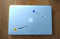 Sticker Deep Learning für MacBook oder Laptop Kiel - Russee-Hammer Vorschau