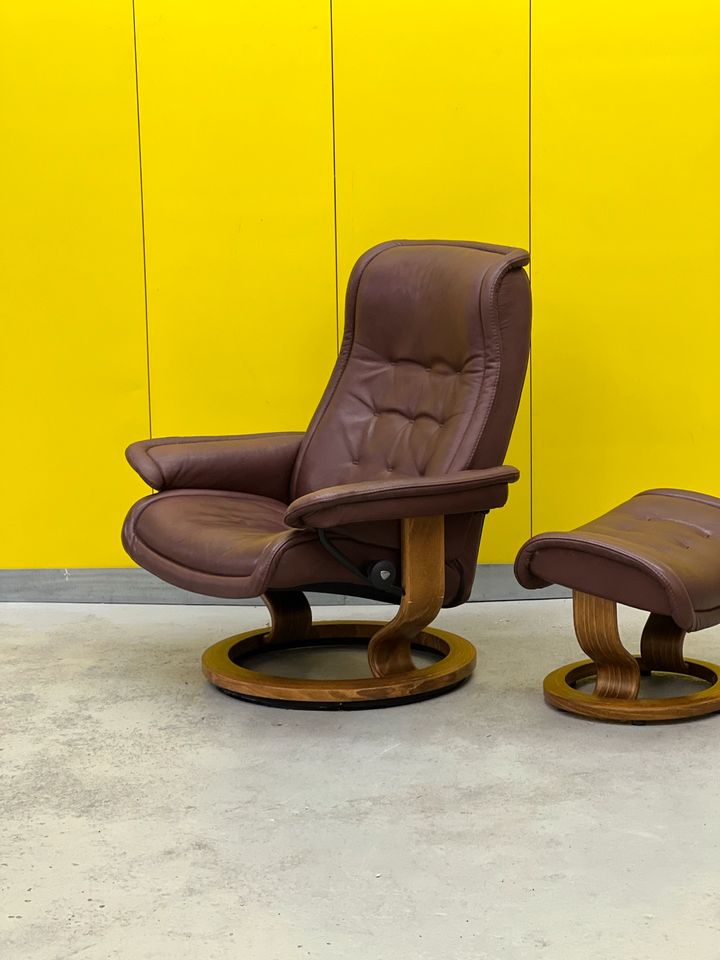 Ekornes Stressless Sessel inkl Hocker. Royal (L) in Ratingen