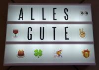 LED Leuchttafel Lichtkasten mit vielen Buchstaben und Symbolen Sachsen - Lauter Vorschau