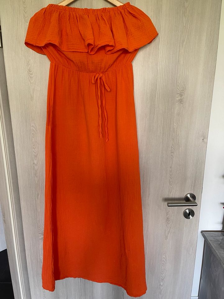 Musselin Kleid orange in Hückelhoven